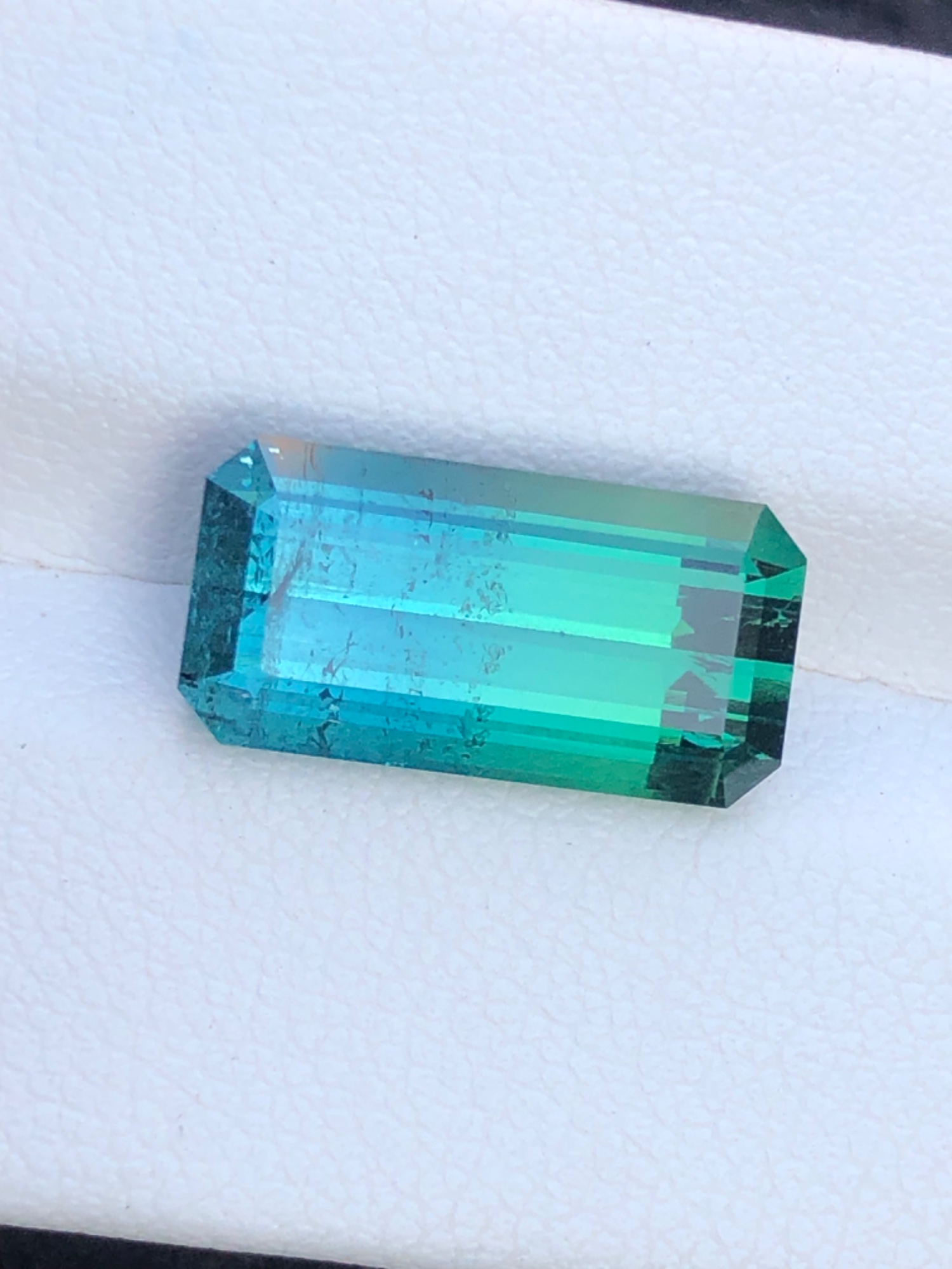 7.35 Cts Blue Green Bicolour Afghan Tourmaline
